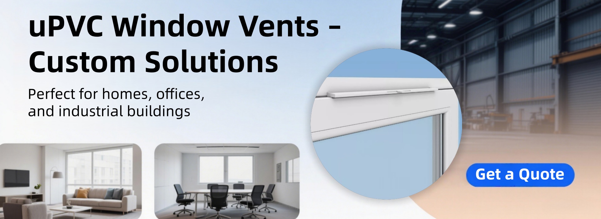 uPVC Window Vents – Custom Solutions
